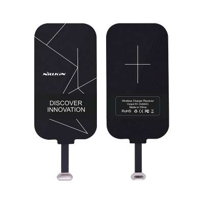 Nillkin mobile phone qi wireless charger receiver plastic small wireless charging receiver for Android cell phones